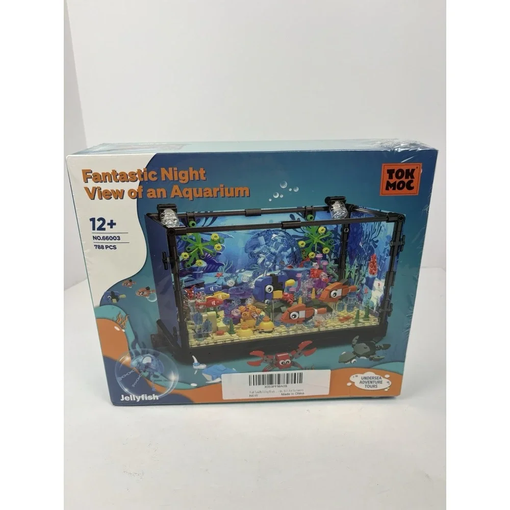 NIB Tok Moc Fantastic Night View Of Aquarium Building Set.